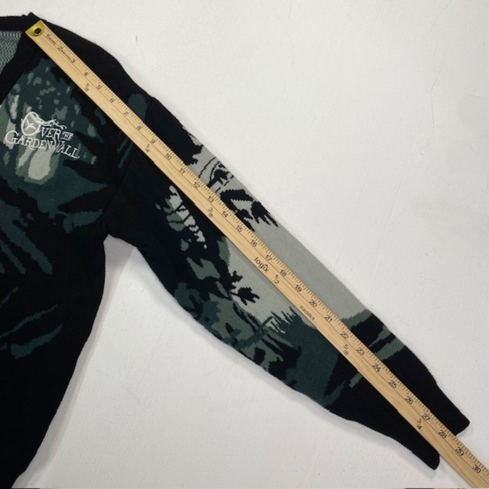 BoxLunch Over the Garden Wall Jason Funderburker Frog Cardigan Sweater Large - Picture 7 of 13